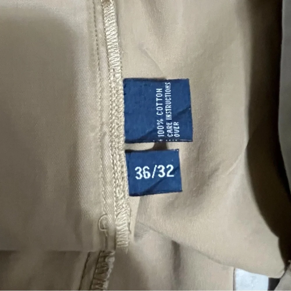 POLO Ralph Lauren Khaki Pants 36x32 (actual 36x30.5) ~ Pleated Straight Leg